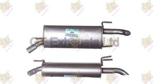 GT Exhausts GGM238 - Глушник вихлопних газів кінцевий autozip.com.ua