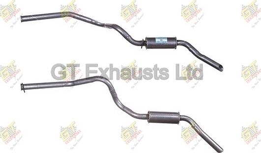 GT Exhausts GLR097 - Глушник вихлопних газів кінцевий autozip.com.ua