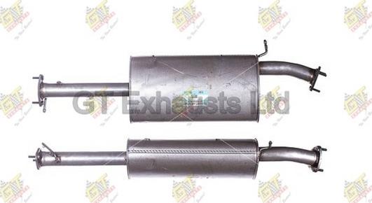 GT Exhausts GLR180 - Середній глушник вихлопних газів autozip.com.ua