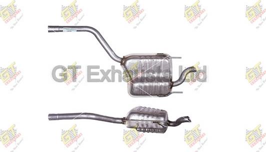 GT Exhausts GMZ342 - Глушник вихлопних газів кінцевий autozip.com.ua