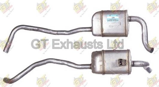 GT Exhausts GRA937 - Глушник вихлопних газів кінцевий autozip.com.ua