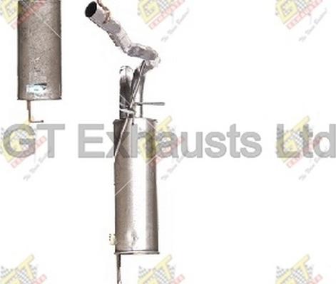 GT Exhausts GRN867 - Глушник вихлопних газів кінцевий autozip.com.ua