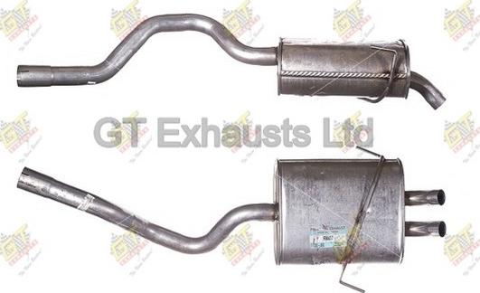 GT Exhausts GRN817 - Глушник вихлопних газів кінцевий autozip.com.ua