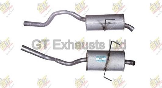 GT Exhausts GRN705 - Глушник вихлопних газів кінцевий autozip.com.ua