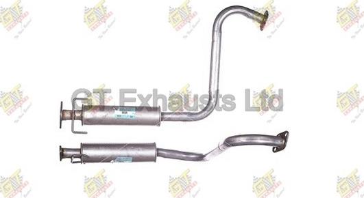 GT Exhausts GRR309 - Середній глушник вихлопних газів autozip.com.ua