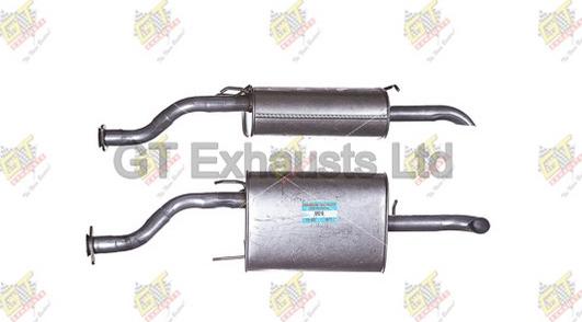 GT Exhausts GRR210 - Глушник вихлопних газів кінцевий autozip.com.ua