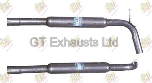 GT Exhausts GSE027 - Середній глушник вихлопних газів autozip.com.ua