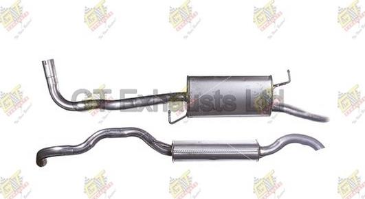 GT Exhausts GSE103 - Глушник вихлопних газів кінцевий autozip.com.ua