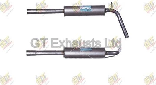 GT Exhausts GSE124 - Середній глушник вихлопних газів autozip.com.ua