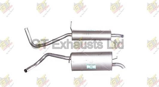 GT Exhausts GSE125 - Глушник вихлопних газів кінцевий autozip.com.ua