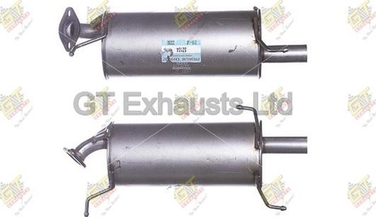 GT Exhausts GSZ134 - Глушник вихлопних газів кінцевий autozip.com.ua