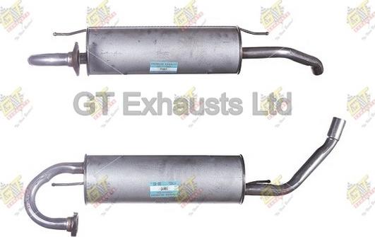 GT Exhausts GTY461 - Глушник вихлопних газів кінцевий autozip.com.ua