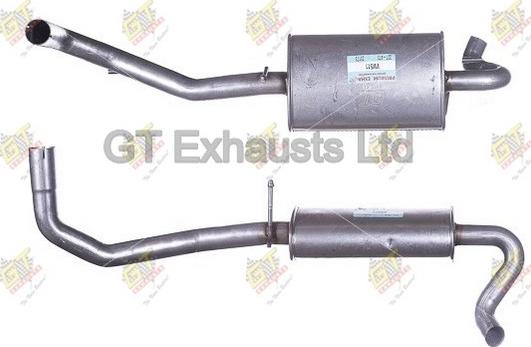 GT Exhausts GVW511 - Глушник вихлопних газів кінцевий autozip.com.ua