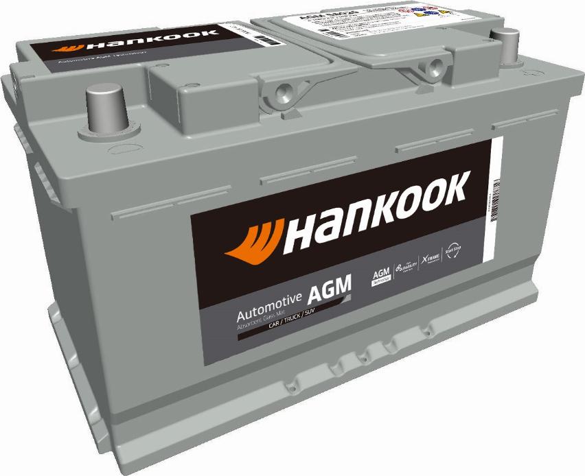 Hankook AGM 58020 - Стартерна акумуляторна батарея, АКБ autozip.com.ua
