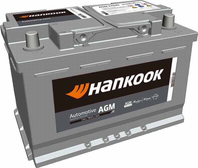 Hankook AGM 57020 - Стартерна акумуляторна батарея, АКБ autozip.com.ua