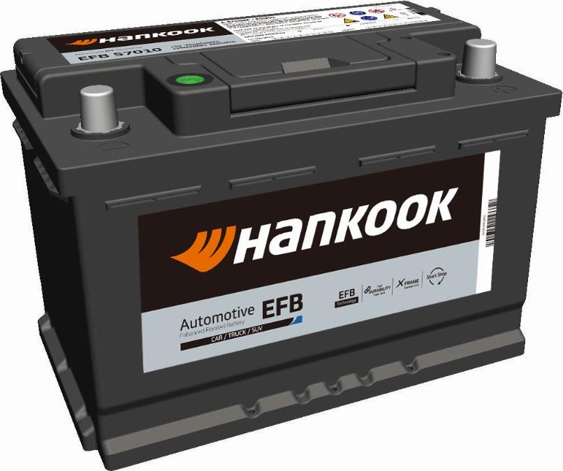 Hankook EFB 57030 - Стартерна акумуляторна батарея, АКБ autozip.com.ua