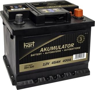 Hart 564 520 - Стартерна акумуляторна батарея, АКБ autozip.com.ua