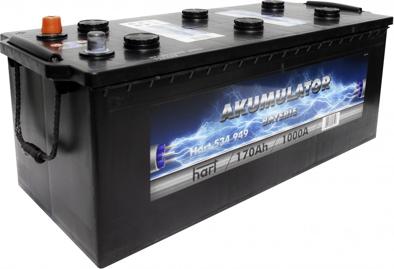 Hart 534 949 - Стартерна акумуляторна батарея, АКБ autozip.com.ua