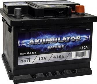 Hart 524 423 - Стартерна акумуляторна батарея, АКБ autozip.com.ua