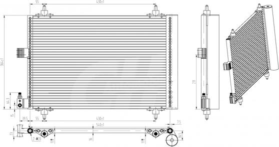 Hart 606 467 - Конденсатор, кондиціонер autozip.com.ua