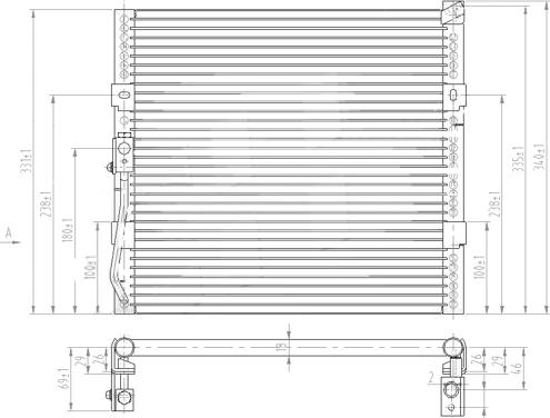 Hart 606 100 - Конденсатор, кондиціонер autozip.com.ua