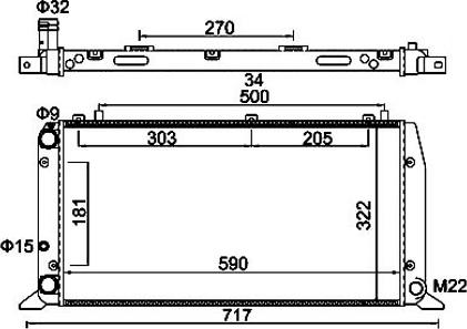 Hart 600 120 - Радіатор, охолодження двигуна autozip.com.ua