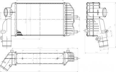 Hart 603 467 - Интеркулер autozip.com.ua