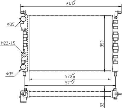 Hart 607 408 - Радіатор, охолодження двигуна autozip.com.ua