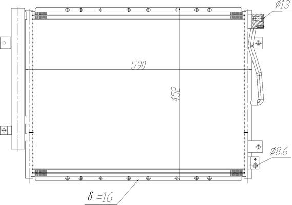 Hart 619 481 - Конденсатор, кондиціонер autozip.com.ua