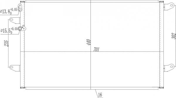 Hart 619 546 - Конденсатор, кондиціонер autozip.com.ua