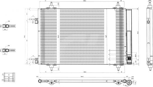 Hart 612 408 - Конденсатор, кондиціонер autozip.com.ua