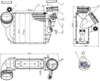 Hart 612 548 - Интеркулер autozip.com.ua