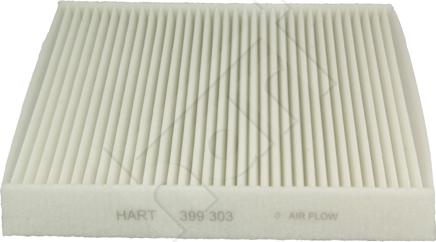 Hart 399 303 - Фільтр, повітря у внутрішній простір autozip.com.ua