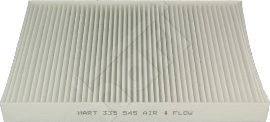 Hart 335 545 - Фільтр, повітря у внутрішній простір autozip.com.ua