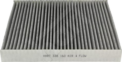 Hart 338 160 - Фільтр, повітря у внутрішній простір autozip.com.ua