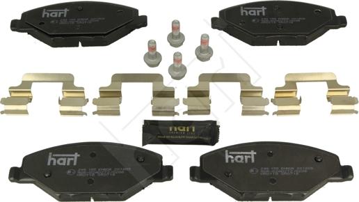 Hart 249 155 - Гальмівні колодки, дискові гальма autozip.com.ua
