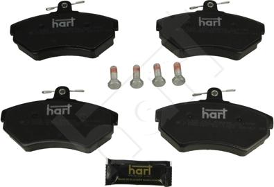 Hart 249 167 - Гальмівні колодки, дискові гальма autozip.com.ua