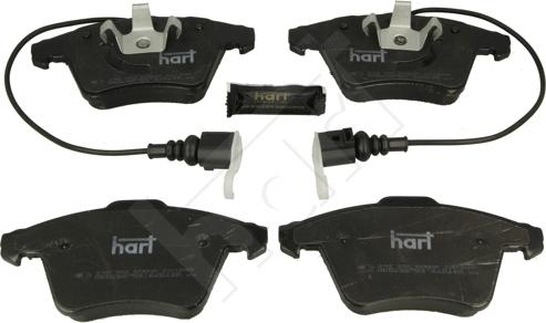 Hart 248 992 - Гальмівні колодки, дискові гальма autozip.com.ua