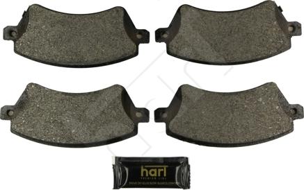 Hart 248 958 - Гальмівні колодки, дискові гальма autozip.com.ua