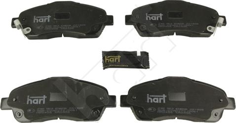 Hart 248 963 - Гальмівні колодки, дискові гальма autozip.com.ua