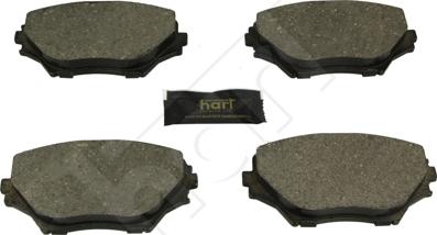 Hart 248 962 - Гальмівні колодки, дискові гальма autozip.com.ua