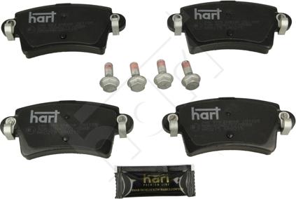 Hart 248 919 - Гальмівні колодки, дискові гальма autozip.com.ua