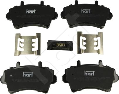 Hart 248 915 - Гальмівні колодки, дискові гальма autozip.com.ua