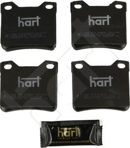 Hart 248 918 - Гальмівні колодки, дискові гальма autozip.com.ua