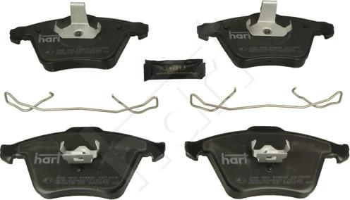 Hart 248 983 - Гальмівні колодки, дискові гальма autozip.com.ua