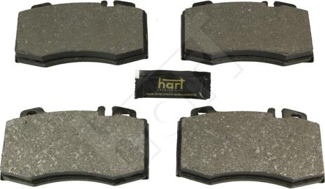 Hart 248 937 - Гальмівні колодки, дискові гальма autozip.com.ua