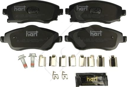 Hart 248 971 - Гальмівні колодки, дискові гальма autozip.com.ua