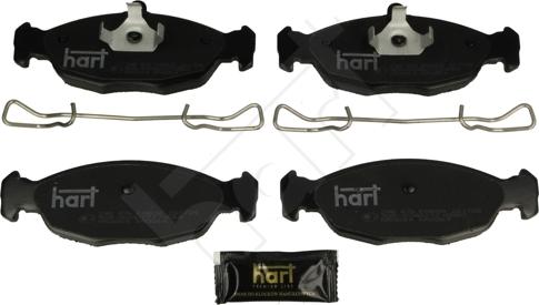 Hart 248 876 - Гальмівні колодки, дискові гальма autozip.com.ua