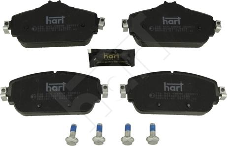 Hart 256 944 - Гальмівні колодки, дискові гальма autozip.com.ua