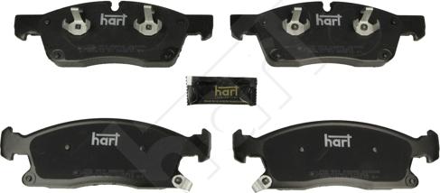 Hart 256 953 - Гальмівні колодки, дискові гальма autozip.com.ua